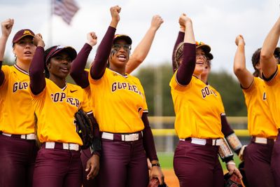 Image post by @GopherSoftball on Twitter