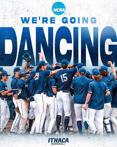Image post by @Ithaca_Baseball on Twitter