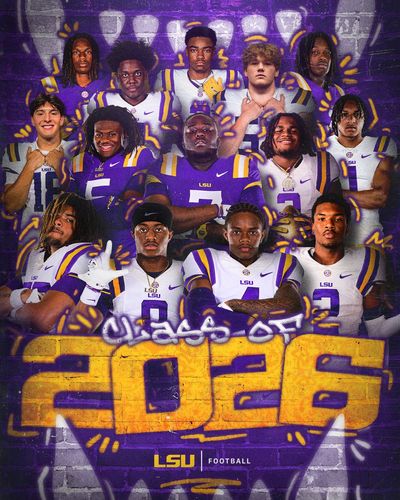 Image post by @LSUfootball on Twitter
