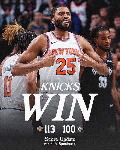 Image post by @nyknicks on Twitter