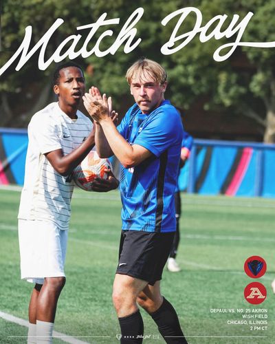 Image post by @DePaulMSOC on Twitter/X