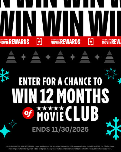 Image post by @Cinemark on Twitter