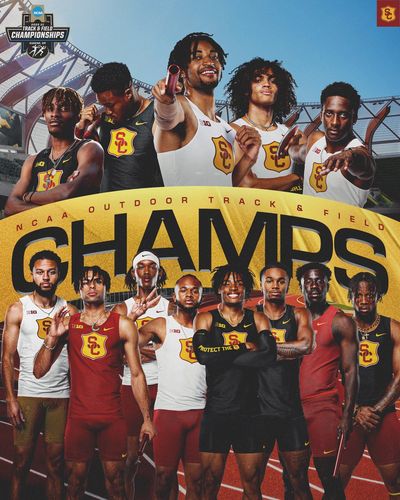 Image post by @USC_Track_Field on Twitter