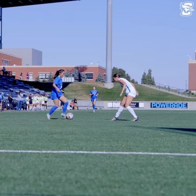 Video post by @CreightonWSoc on Twitter