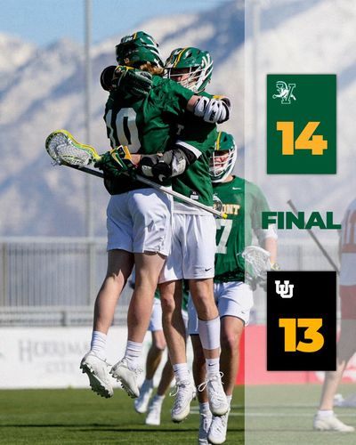 Image post by @UVMmlax on Twitter