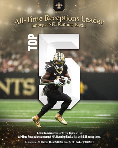 Image post by @Saints on Twitter