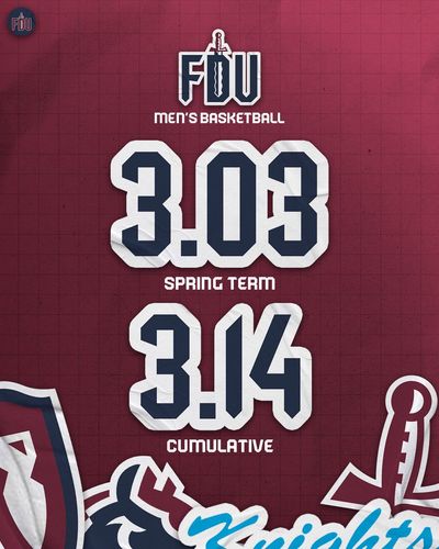 Image post by @FDUKnightsMBB on Twitter