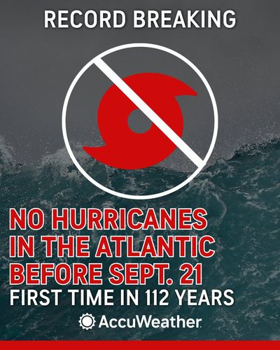 Image post by @accuweather on Twitter/X