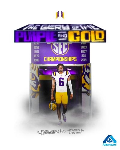 Image post by @LSUfootball on Twitter