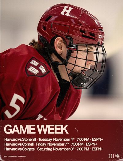 Image post by @HarvardMHockey on Twitter
