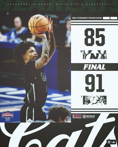 Image post by @NWBearcatMBB on Twitter