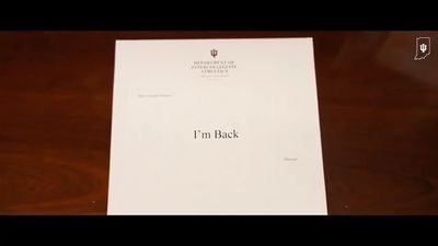 Video post by @IUHoosiers on Twitter