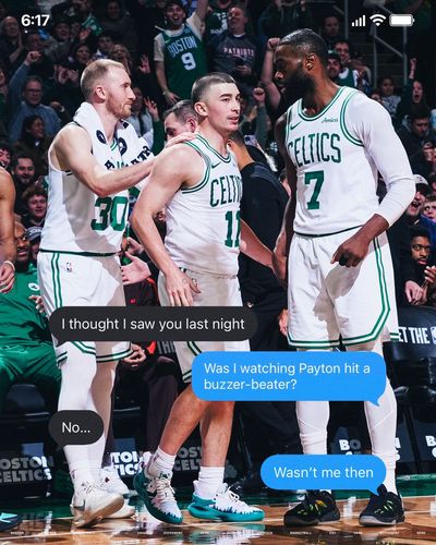 Image post by @celtics on Twitter