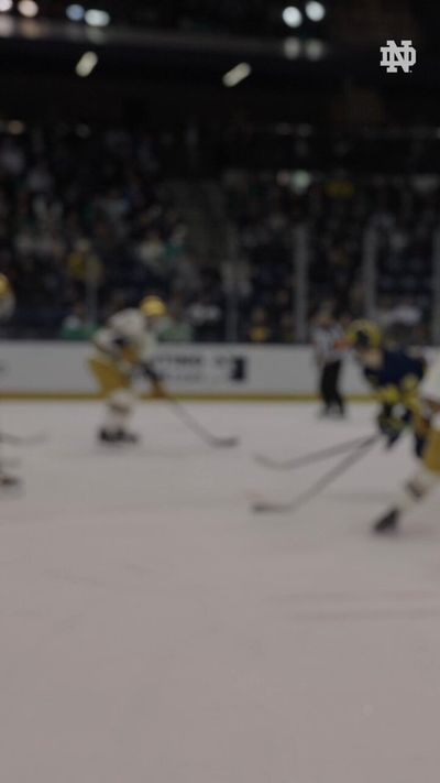 Video post by @NDHockey on Twitter