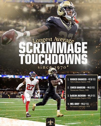 Image post by @Saints on Twitter