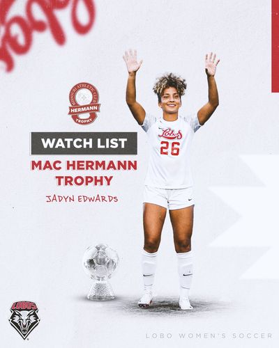 Image post by @UNMLoboWSoccer on Twitter