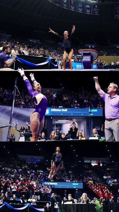 Video post by @lsugym on Instagram