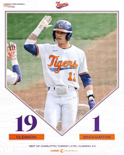 Image post by @ClemsonBaseball on Twitter