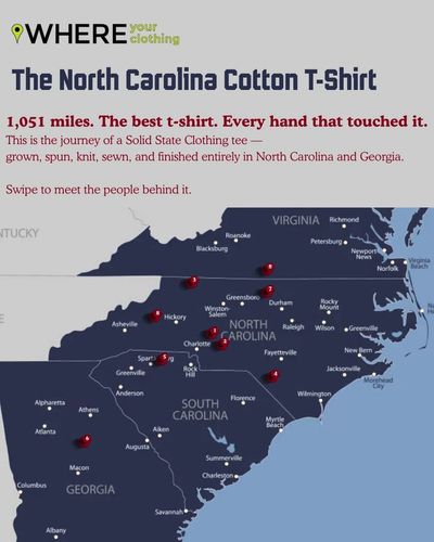 Image post by @SolidStateClothingNC on Facebook