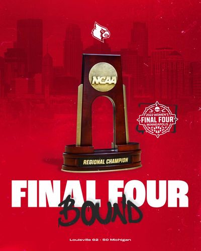 Image post by @LouisvilleWBB on Twitter