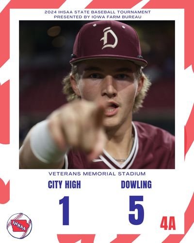Image post by @IHSAA on Twitter