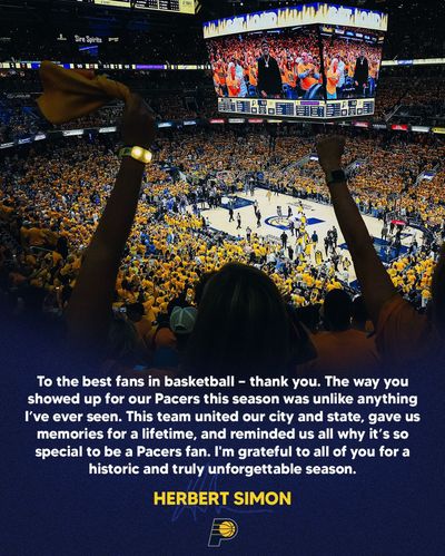 Image post by @pacers on Instagram