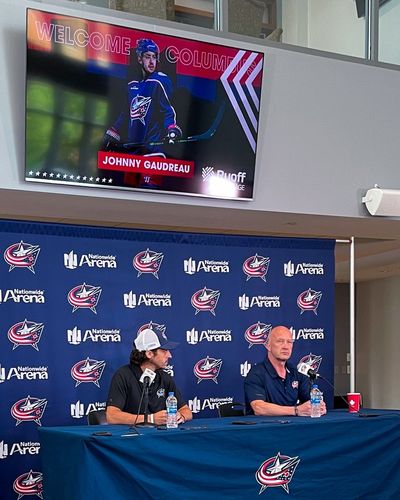 Image post by @BlueJacketsNHL on Twitter