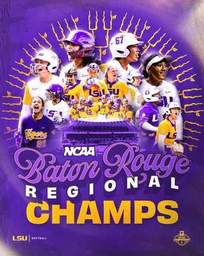 Image post by @LSUsoftball on Twitter