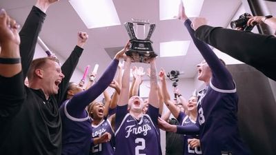Video post by @tcuwbb on Instagram