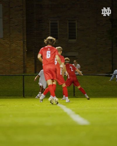 Video post by @NDMenSoccer on Twitter