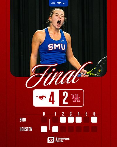 Image post by @SMUWTennis on Twitter