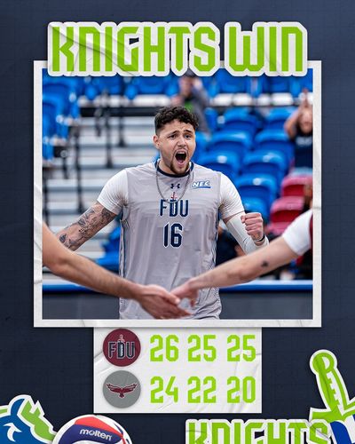 Image post by @FDUKnightsMVB on Twitter