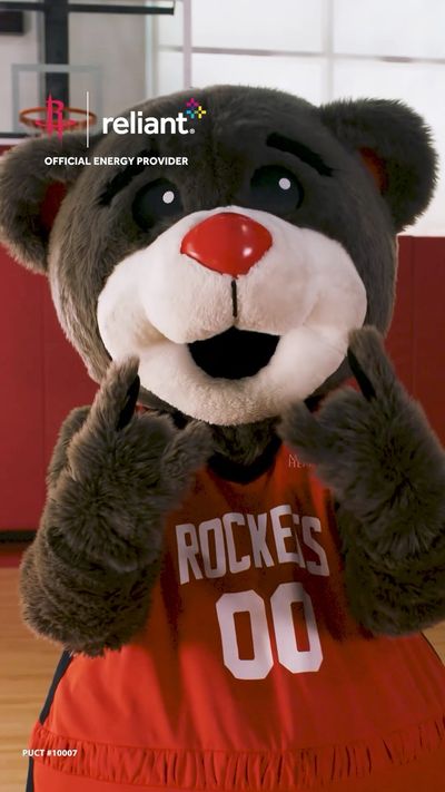 Video post by @rocketsmascotclutch on Instagram