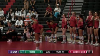 Video post by @AztecVB on Twitter
