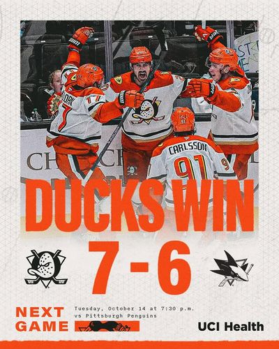 Image post by @anaheimducks on Instagram