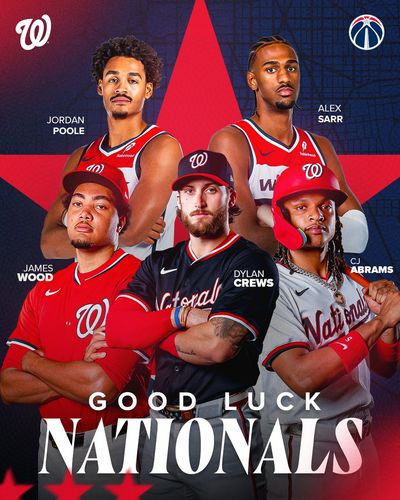 Image post by @WashWizards on Twitter