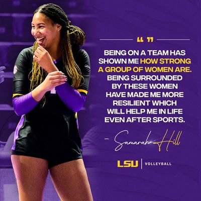 Image post by @lsuvolleyball on Instagram