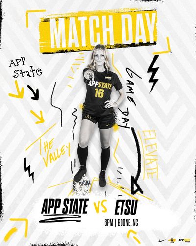 Image post by @appstatewsoccer on Twitter