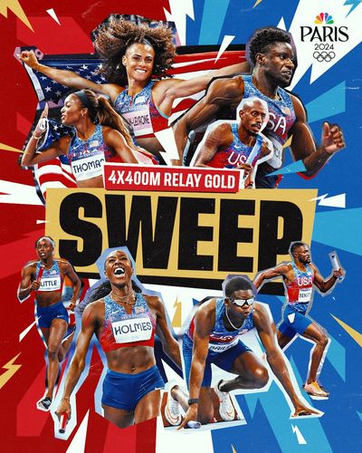 Image post by @NBCOlympics on Twitter