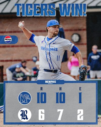 Image post by @MemphisBaseball on Twitter