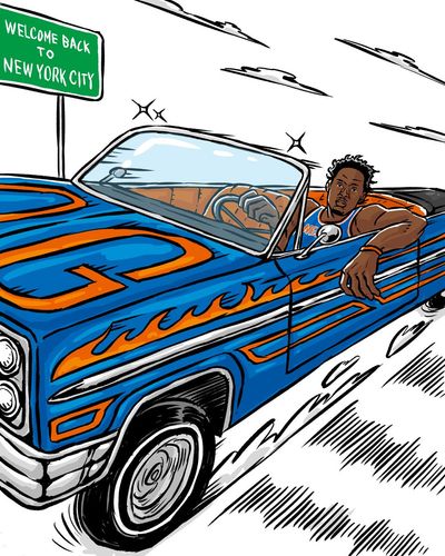 Image post by @nyknicks on Twitter