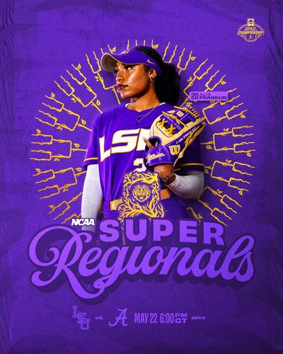 Image post by @LSUsoftball on Twitter