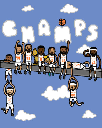 Image post by @nyknicks on Twitter