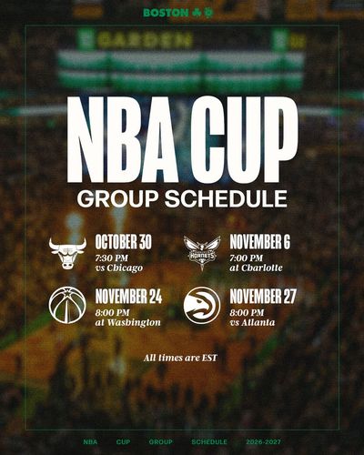 Image post by @celtics on Twitter