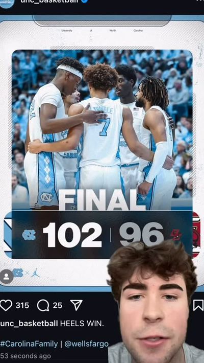 Video post by @hellyeah_unc on Instagram