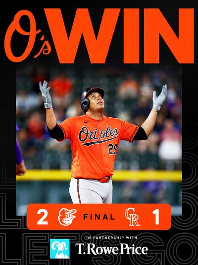 Image post by @Orioles on Twitter