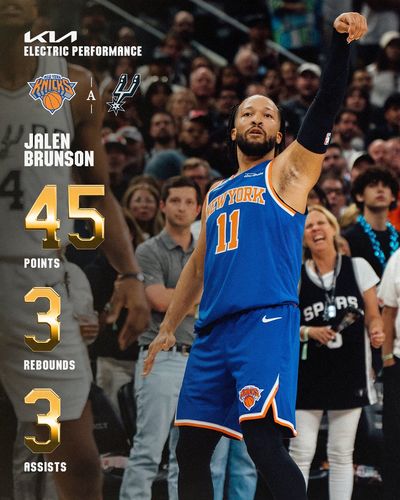 Image post by @nyknicks on Twitter