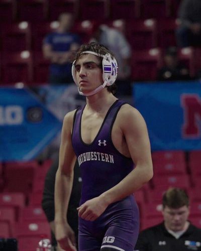 Video post by @NUWrestle on Twitter