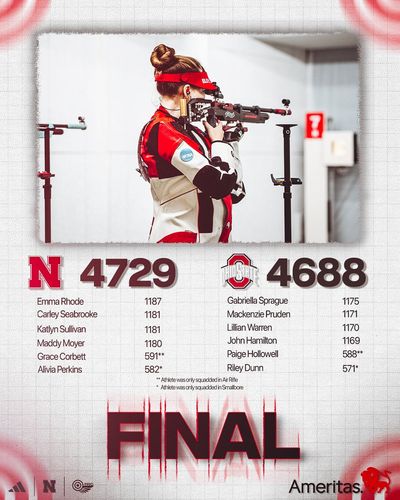 Image post by @HuskerRifle on Twitter