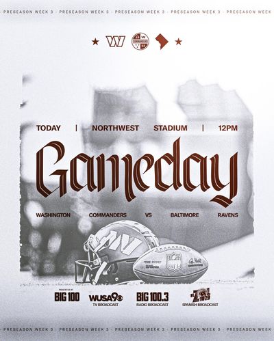 Image post by @commanders on Instagram